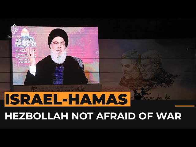 Hezbollah leader warns Israel of war 'without restrictions' | #AJshorts