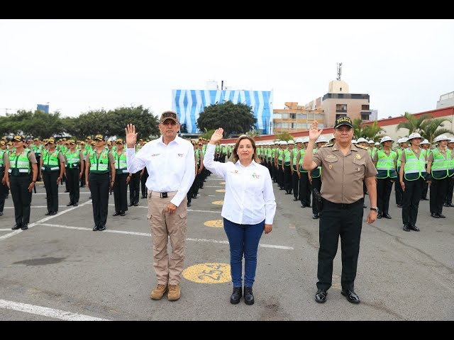 Dina Boluarte sobre los 5 mil nuevos policías: "Serán destacados a distritos con mayor delincue