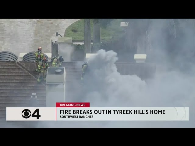 Blaze at Miami Dolphins WR Tyreek Hill's mansion in Southwest Ranches under investigation