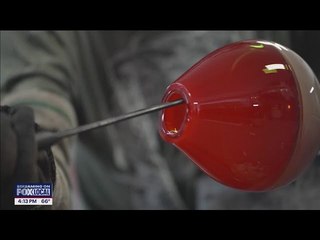 Learning the delicate art of glassblowing