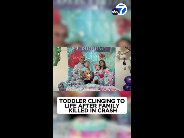 Toddler clinging to life after parents, sister killed in NYE crash