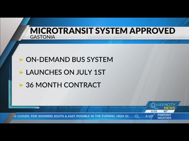 Gastonia approves microtransit system