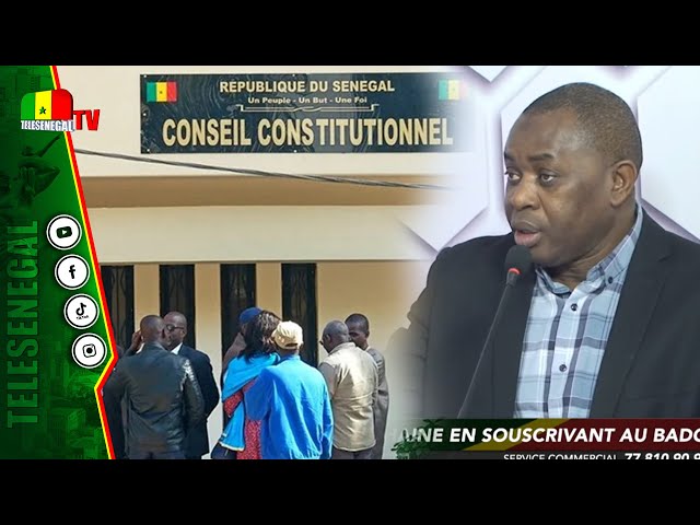 Lamine Dianté dézingue le conseil constitutionnel sur le contrôle du parrainage et précise...