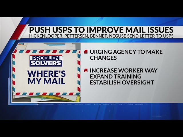 Legislators urge USPS to improve Colorado mountain mail