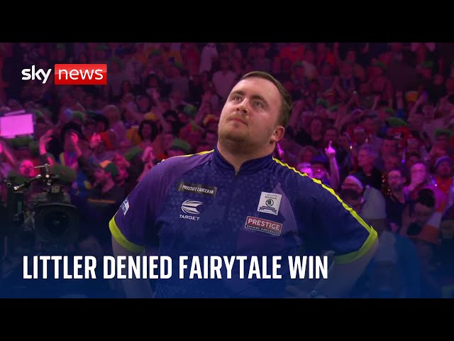 Luke Littler denied fairytale win in World Darts Championship final after defeat to Luke Humphries