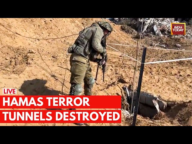 Israel Hamas War News LIVE: Israel Uncovers The Biggest Tunnel Of Gaza | Israel Vs Palestine LIVE