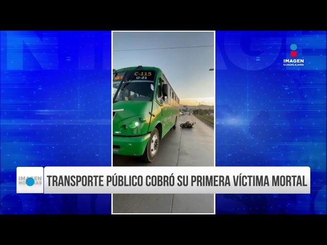 Transporte público cobró su primera víctima mortalo