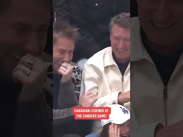 Wayne Gretzky and Chad Kroeger Took In The Canucks Game Together 