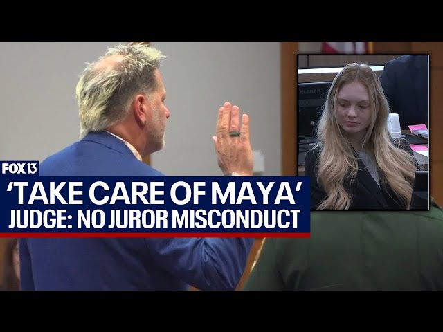 'Take Care of Maya' case: Juror questioned by judge