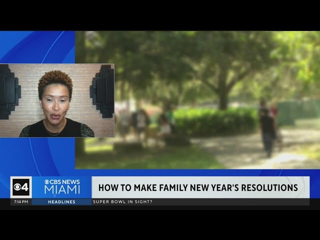 Setting family goals for the new year