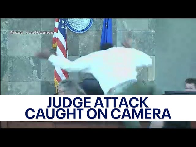 Las Vegas judge attacked during sentencing