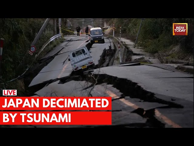 Japan Earthquake Live: Japan Hit By 21 Quakes 36,000 Homes Without Power | Sees 5-Foot Tsunami Waves