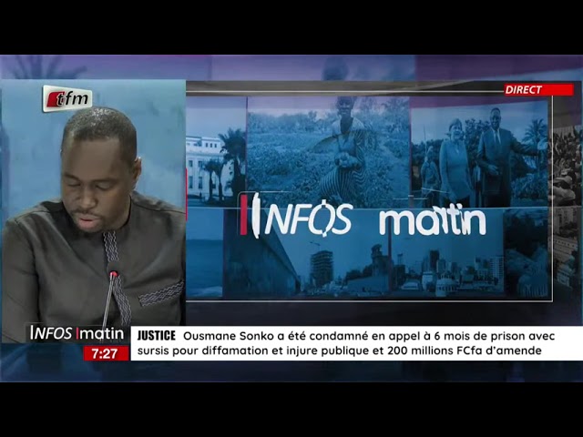 Actualités internationales en wolof avec Cheikh Tidiane Diaho - Infos matin du 04 Janvier 2024