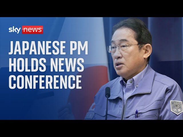 Japan's prime minister holds New Year's news conference