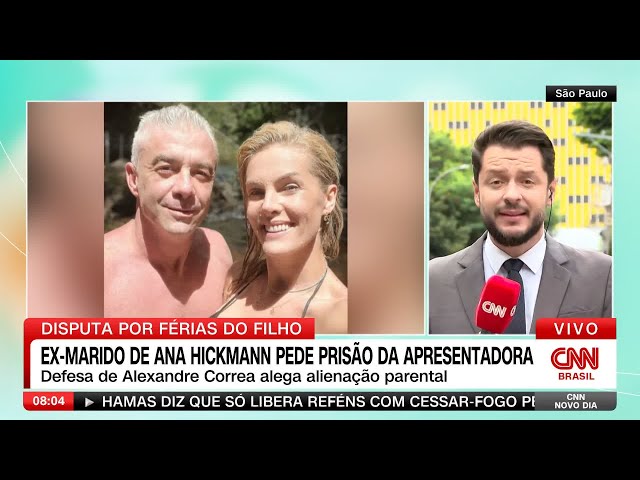 Ex-marido de Ana Hickmann pede prisão da apresentadora por alienação parental | CNN NOVO DIA