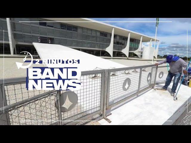 BandNews em 2 Minutos (04/01/24 - Manhã) Governo reserva R$ 8 mi na blindagem de vidros do Planalto