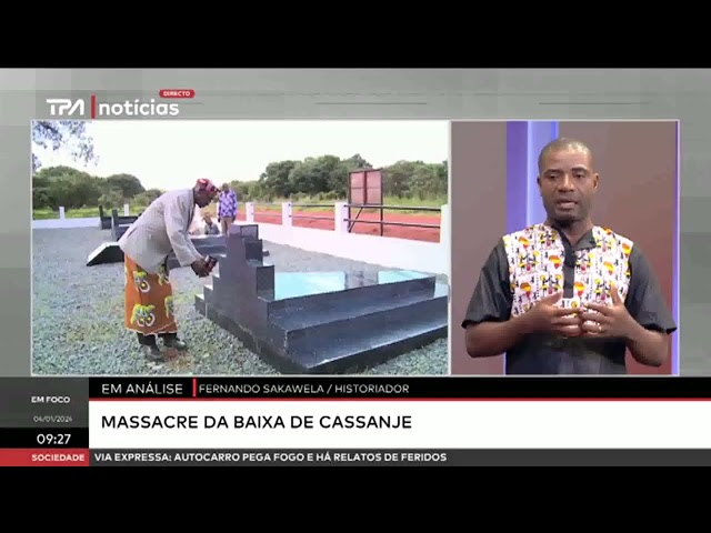 "Em Foco" Massacre da Baixa de Cassanje - Análise com o historiador Fernando Sakawela