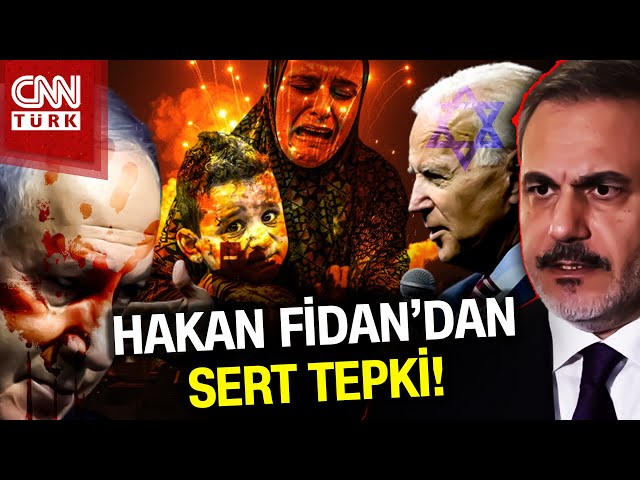 Hakan Fidan'dan ABD'ye ve Batı'ya Çok Sert Gazze Tepkisi! #Haber