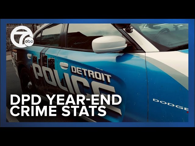Detroit police provide year-end crime stats
