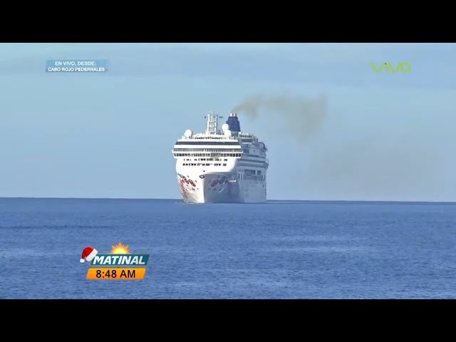 EN VIVO: LLEGADA DEL PRIMER CRUCERO A CABO ROJO A PEDERNALES