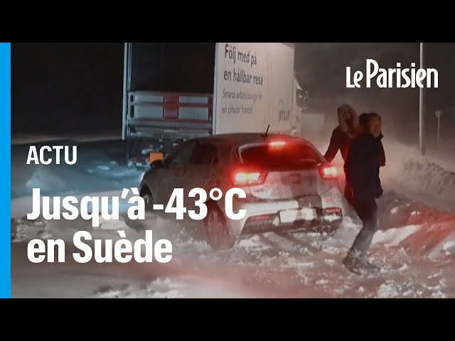 Une vague de froid record frappe la Scandinavie