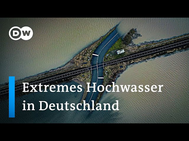 Überschwemmungen und übertretende Flussufer in Deutschland | DW Nachrichten