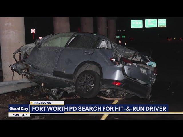 Fort Worth police search for deadly hit-and-run driver