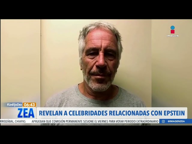 Jeffrey Epstein: Revelan nombres de las celebridades en la lista negra | Noticias con Francisco Zea