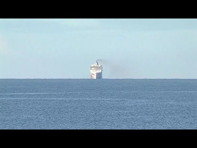 EN VIVO Llega primer crucero a Puerto de Cabo Rojo, Pedernales