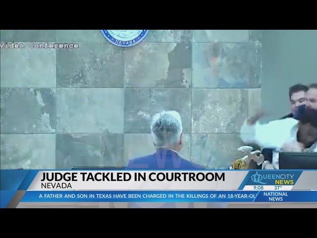 Judge visciously attacked in Nevada courtroom