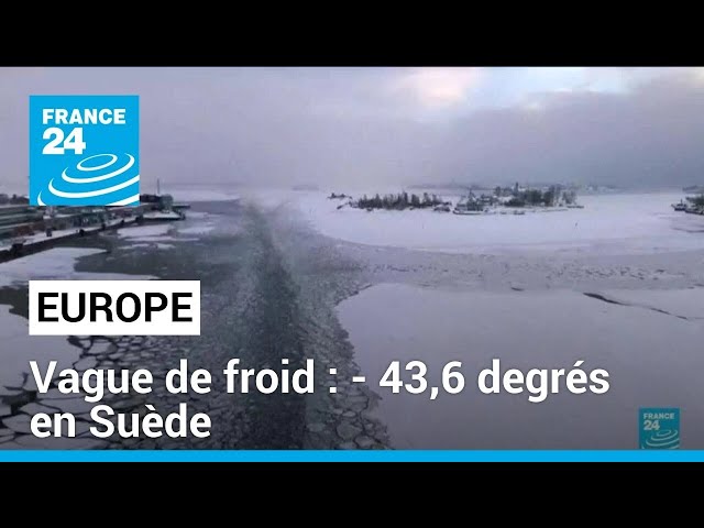 Vague de froid en Europe : - 43,6 degrés en Suède • FRANCE 24