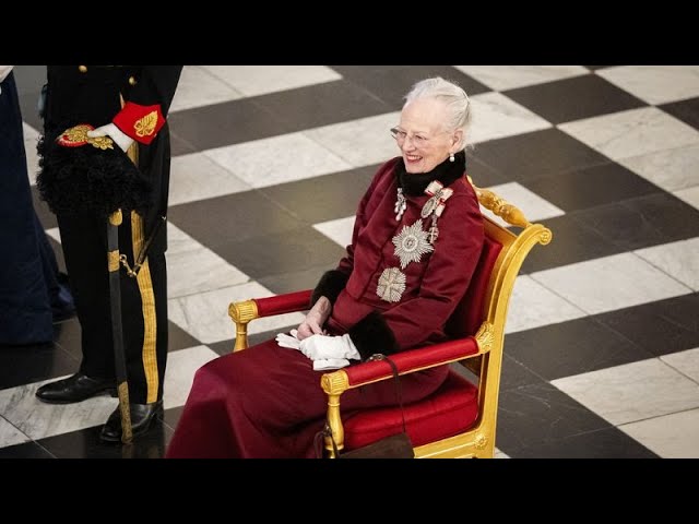 Dernier cortège officiel de la reine Margrethe II du Danemark