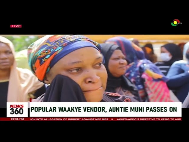 Popular Waakye vendor Auntie Muni passes on