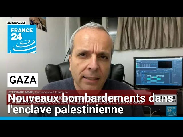 Gaza : nouveaux bombardements et des dizaines de morts selon le Hamas • FRANCE 24