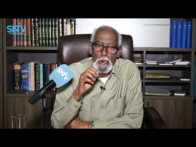 Prof Jawaari " Dalkeena waa mid qani ah waxaana uu leeyahay cadow badan,