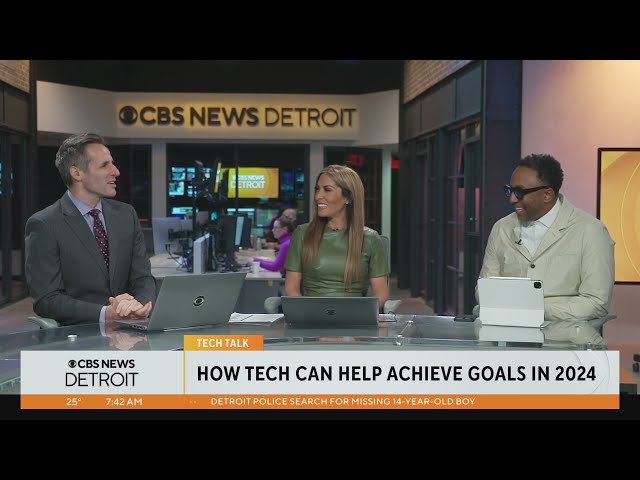 Tech Talk: How tech can help achieve goals in 2024