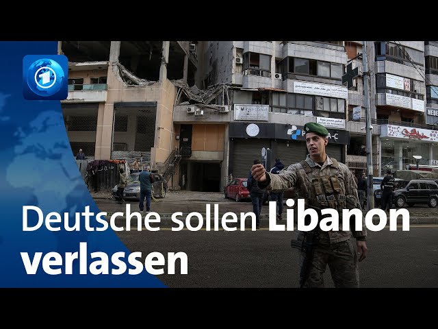 ⁣Aufruf des Auswärtigen Amtes: Deutsche sollen den Libanon verlassen