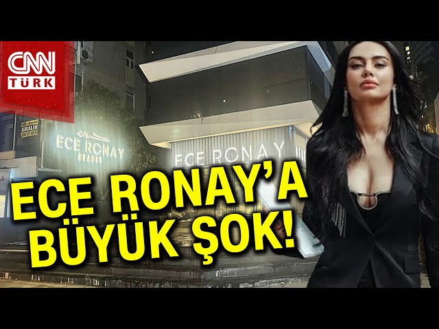 Ece Ronay'ın Güzellik Merkezine Haciz! Eşyalar Kamyonetlerle Götürüldü... #Haber