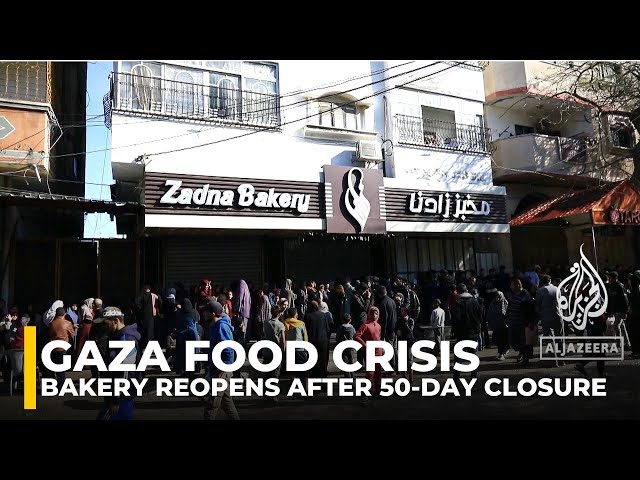 Gaza bakery reopens after 50-day closure, aided by World Food Programme