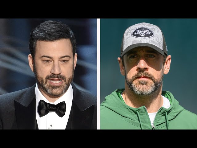 Jimmy Kimmel threatens to sue Aaron Rodgers after Epstein claim