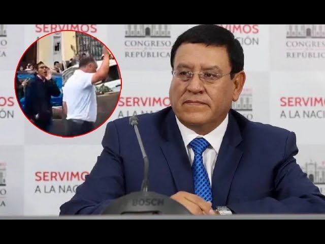 Presidente del Congreso es pifiado en su ingreso al Poder Judicial en Cusco