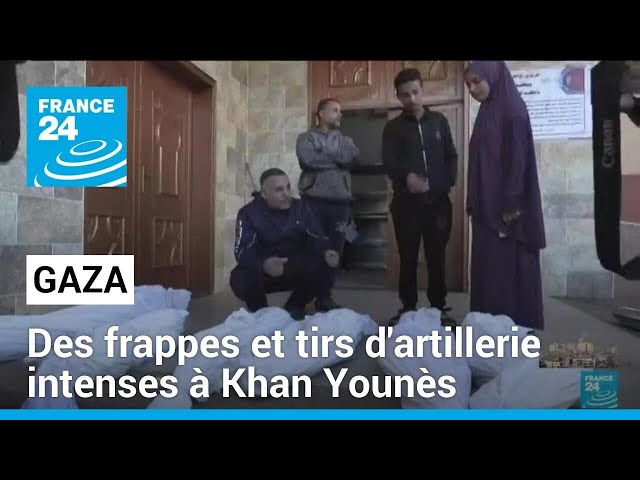 Gaza : Khan Younès, la cible de bombardements incessants • FRANCE 24