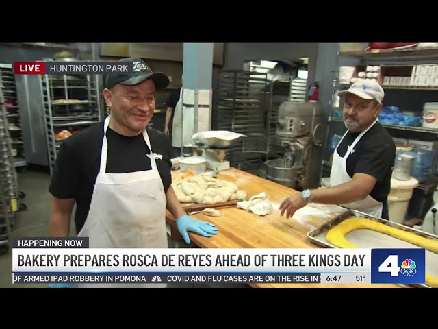 Huntington Park bakery prepares Rosca De Reyes for Three Kings Day