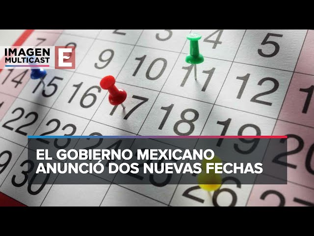 Así es el calendario de días festivos oficiales en México 2024