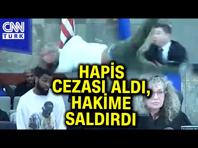 Mahkemede Kaos: Karar Açıklanırken Hakime Saldırdı! #Haber