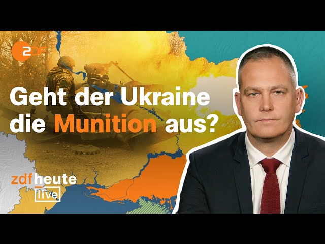 Knappe Reserven der Ukraine: Vorteil für Putins Männer? Militärexperte Gressel bei ZDFheute live