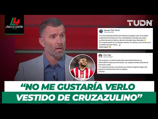 ¡SE FUE CON TODO!  'Tito' Villa responde a la polémica con Alexis Vega | TUDN