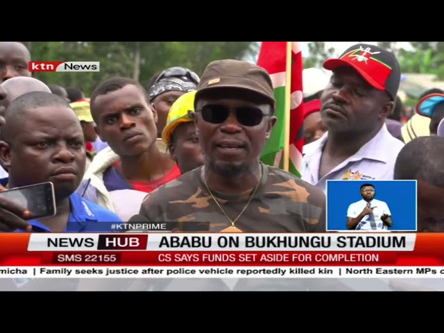 ⁣Minister Namwamba Promises to Elevate Bukhungu Stadium to World Class Standards