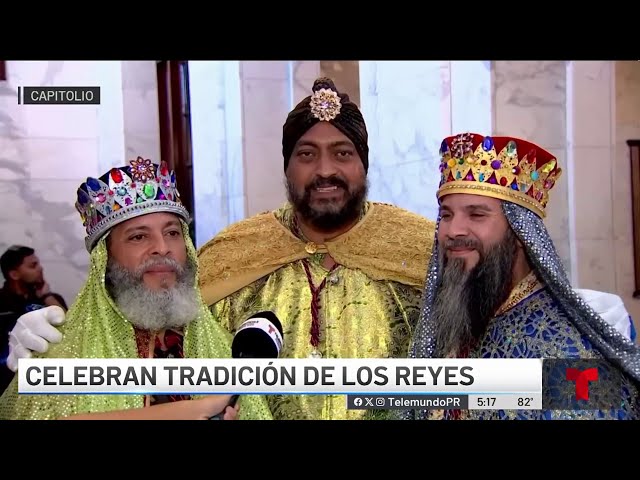 Los Reyes Magos de Juana Díaz llegan al Capitolio