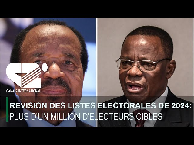 REVISION DES LISTES ELECTORALES DE 2024: plus d'un million d'électeurs cibles